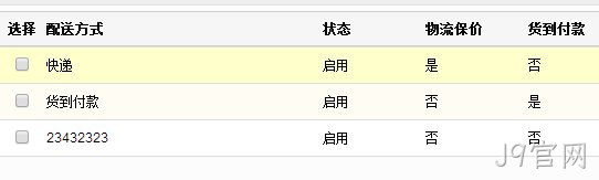 商城网站配送方式